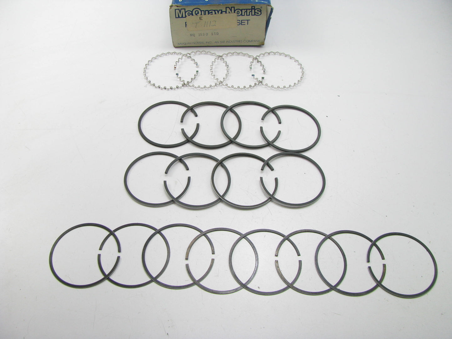 Mcquay-Norris MQ1530 Engine Piston Rings STD For 1951-1973 Jeep 134 3-1/8'' Bore