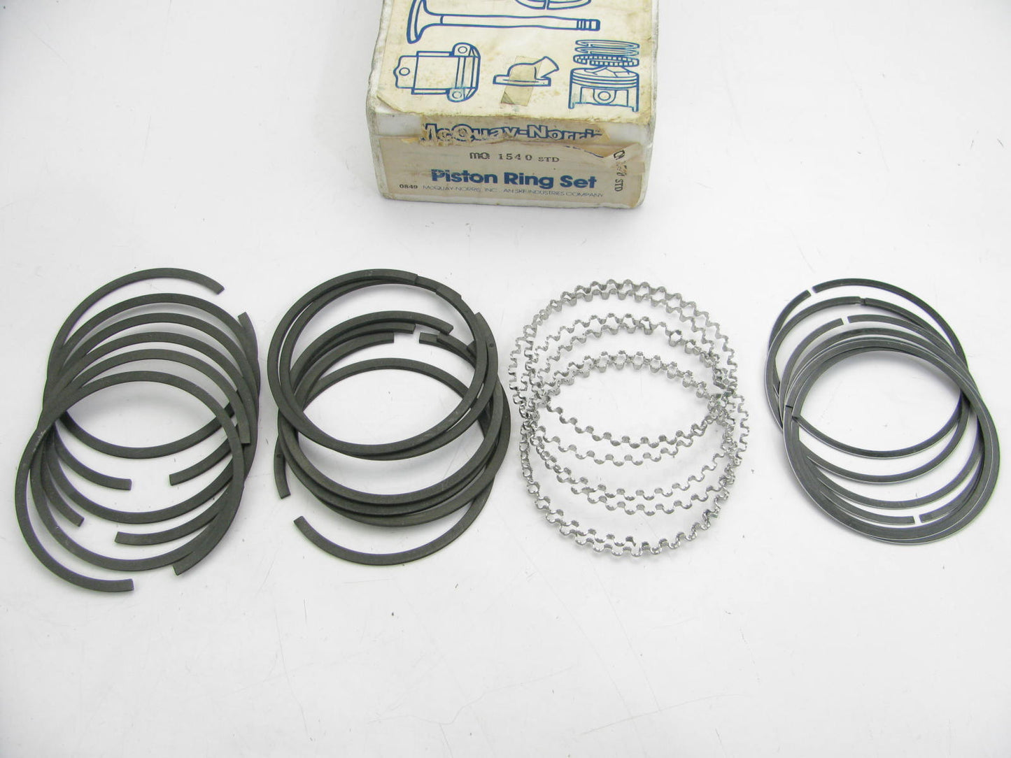 Mcquay-norris MQ1540 Piston Rings - Standard 1963-1989 Chevrolet GMC 292 4.8L-L6