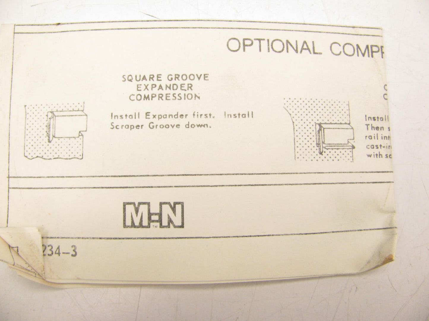Mcquay-norris MQ1657STD Piston Rings - Standard For 1972-1980 Chrysler 400-V8