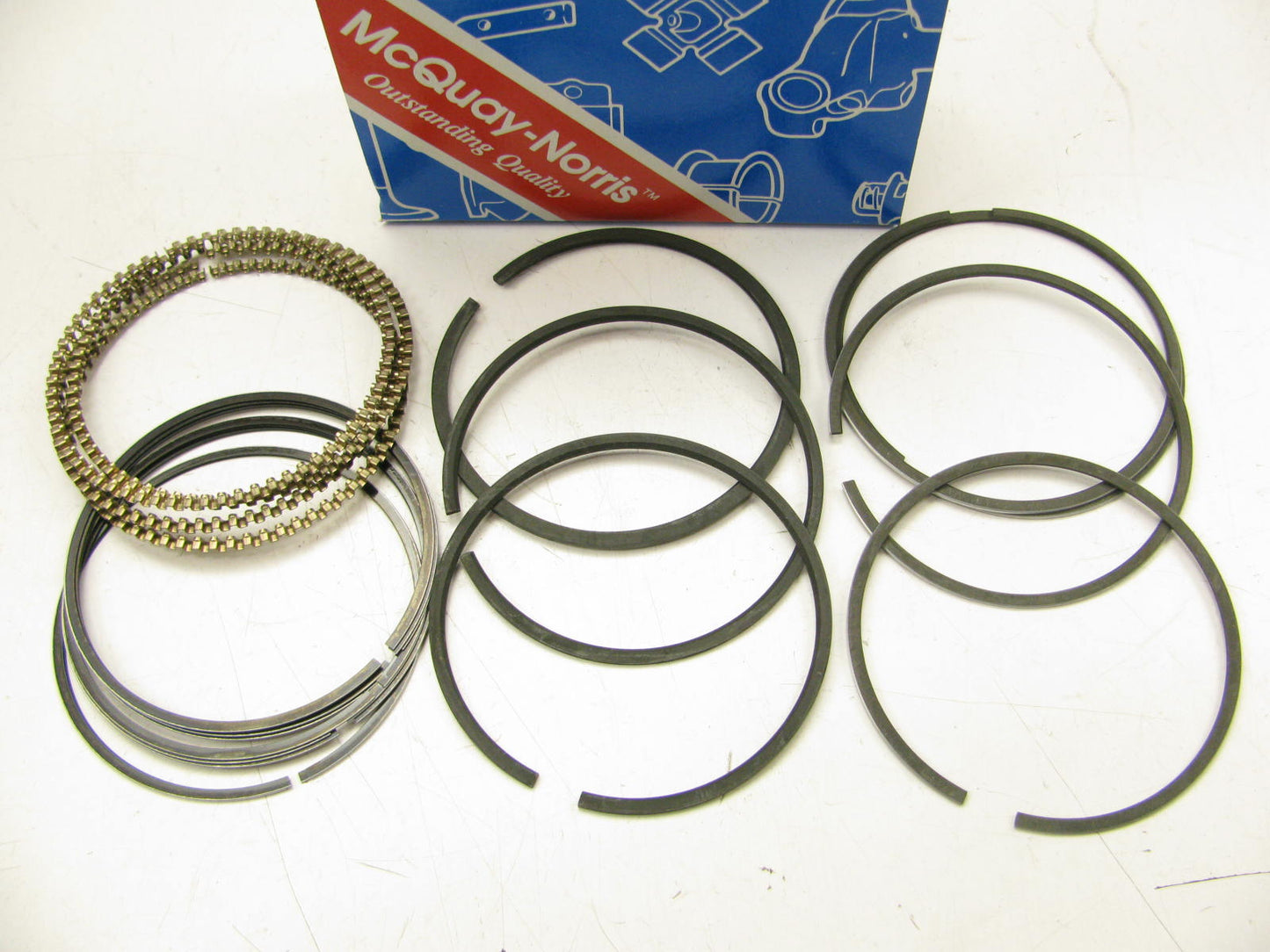 Mcquay-norris MQ1868 Engine Piston Rings - Standard 1988-91 Honda 1493cc 1590cc