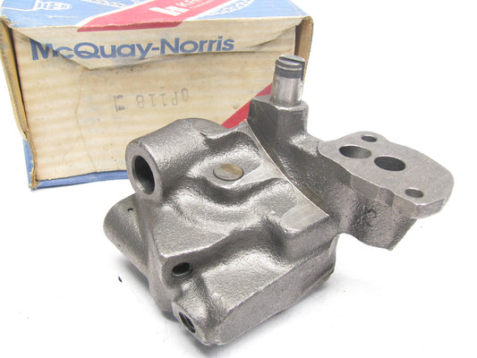 Mcquay-norris OP118 Oil Pump 1965-1967 SB Chevy V8 283 327 350 SMALL BLOCK CHEVY