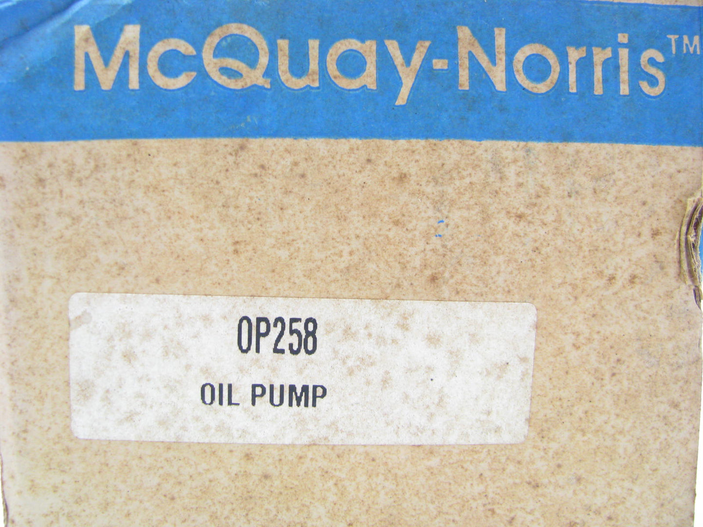 Mcquay-norris OP258 Engine Oil Pump - 1978-1979 GM Pontiac Oldsmobile 2.5L