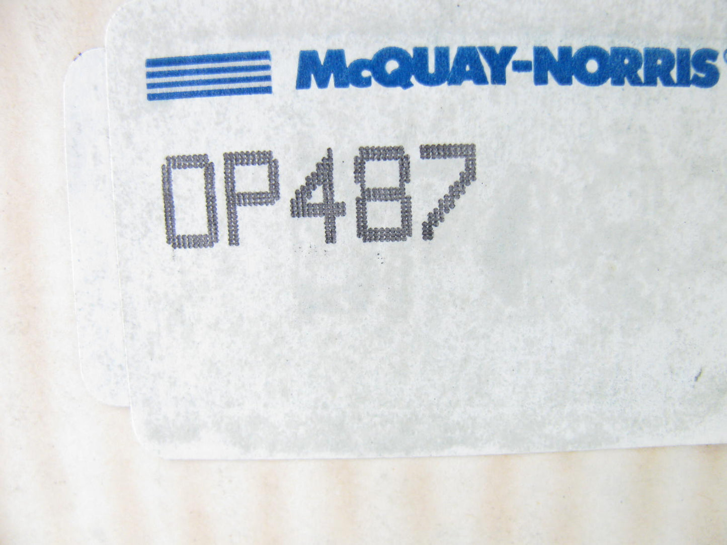 Mcquay-norris OP487 Engine Oil Pump Pickup Tube Strainer - 1981-87 AMC 4.2L 258