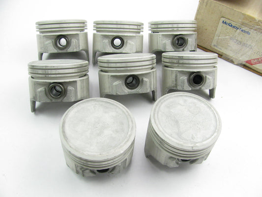 (8) Mcquay-norris PK2219AX8-30 Engine Pistons .030 O/S 1980-86 GM 5.0L 305 V8