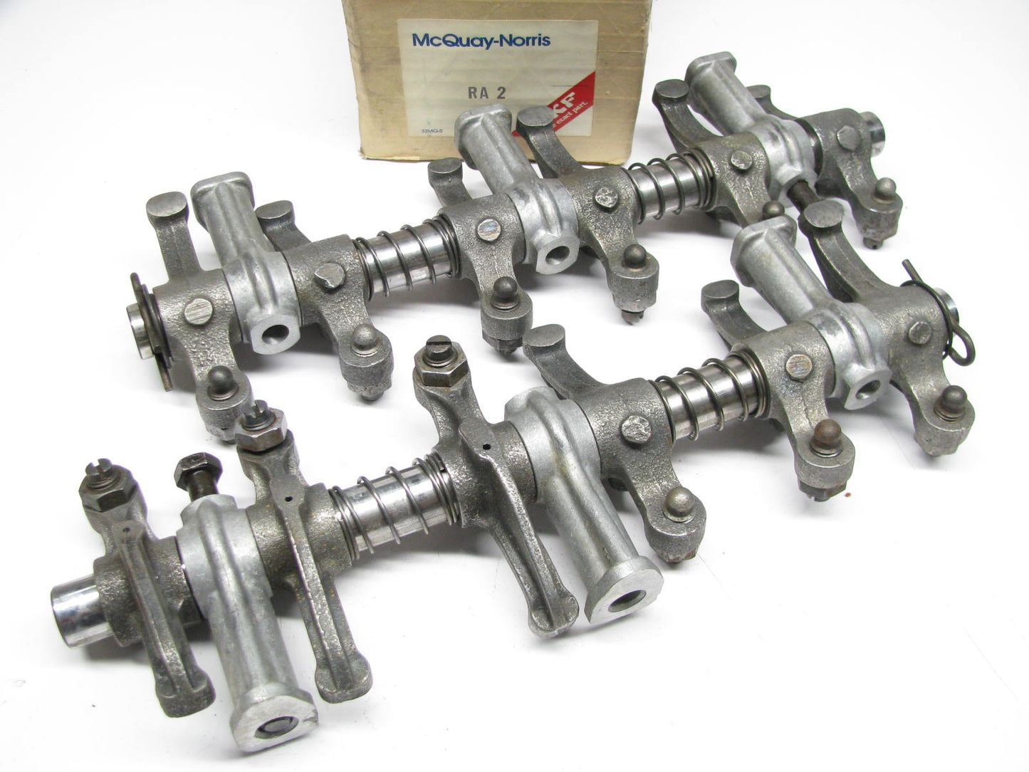 Mcquay-Norris RA-2 Complete Engine Rocker Arm Shafts - 1959-1962 Chevrolet 235
