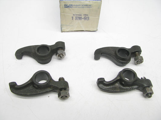 (4) MCQUAY-NORRIS RM93 Engine Rocker Arm Exhaust - 1981-1984 Toyota Starlet 4K-E