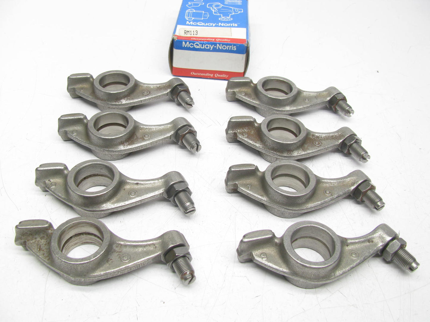 (8) Mcquay-norris RM113 Engine Rocker Arm For 1980-1985 GM Isuzu 1.8L 1.9L-L4