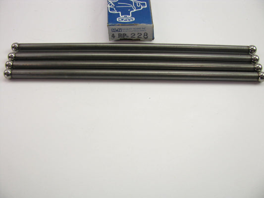 (4) Mcquay-norris RP-228 Push Rods - 1969-1971 FORD 250-L6 Straight 6 6-Cylinder