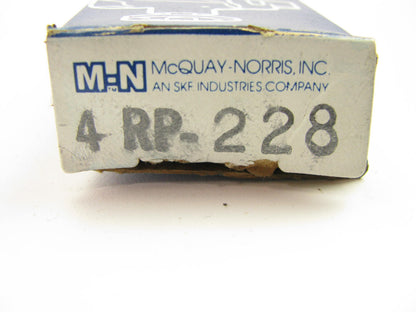 (4) Mcquay-norris RP-228 Push Rods - 1969-1971 FORD 250-L6 Straight 6 6-Cylinder