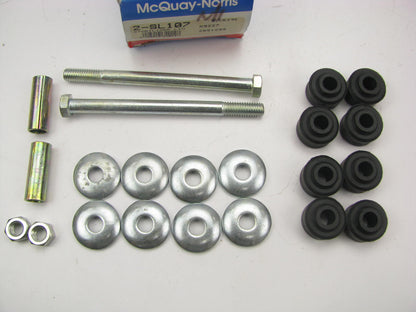 (2) Mcquay-norris SL102 Suspension Stabilizer Sway Bar Link Kit - Front / Rear