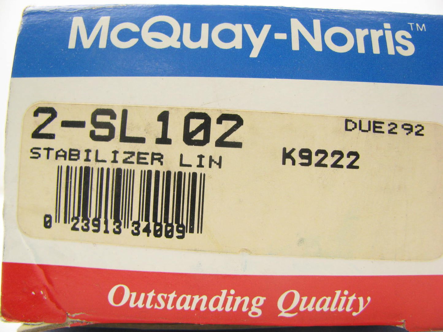 (2) Mcquay-norris SL102 Suspension Stabilizer Sway Bar Link Kit - Front / Rear