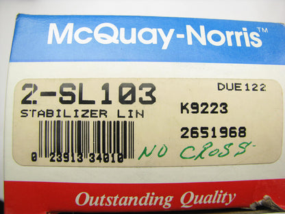 (2) Mcquay-norris SL103 Front Sway Bar Link Kit - 1979-1995 Toyota Pickup 2WD