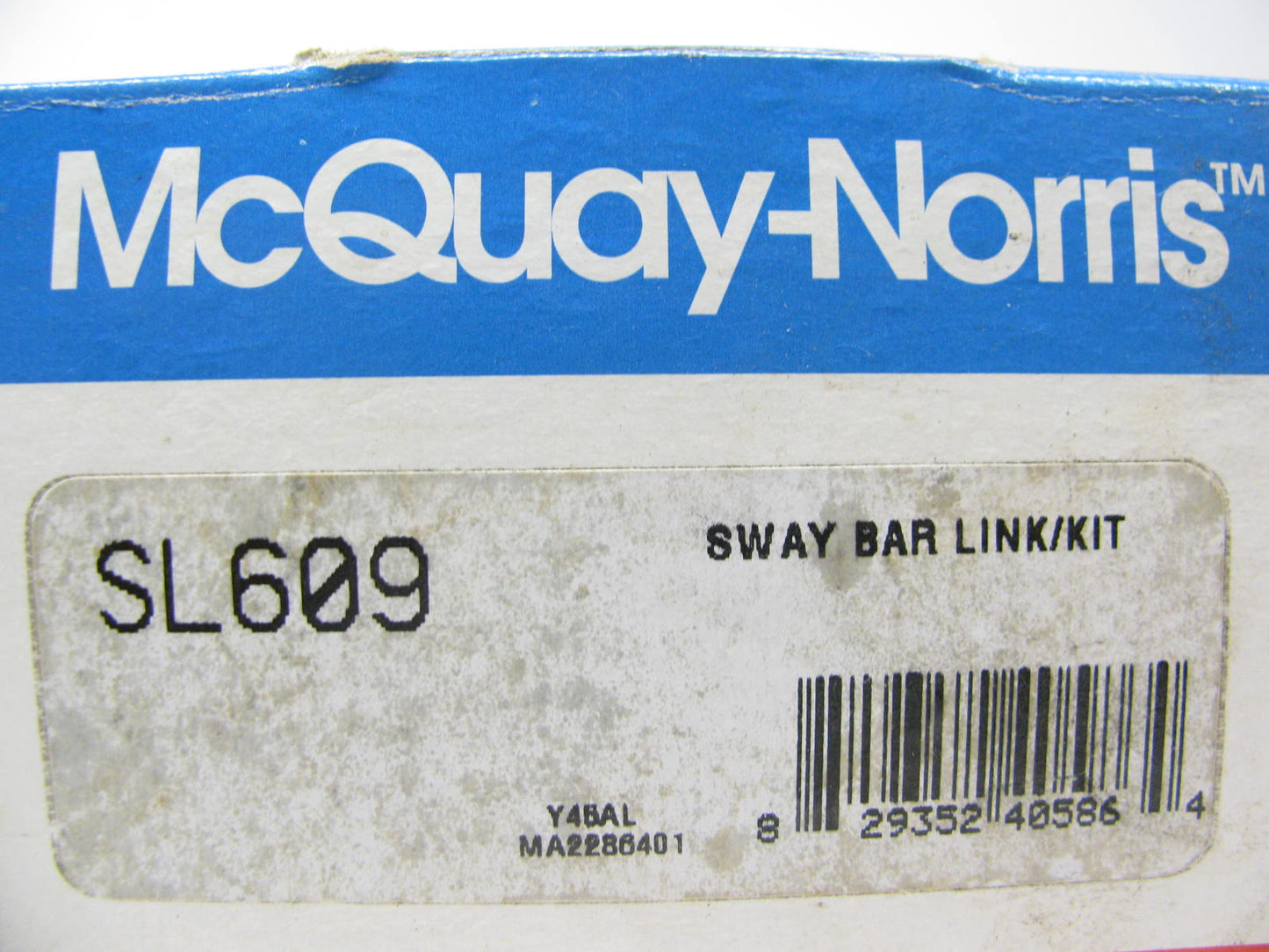 Mcquay-norris SL609 FRONT RIGHT Suspension Stabilizer Sway Bar Link Kit