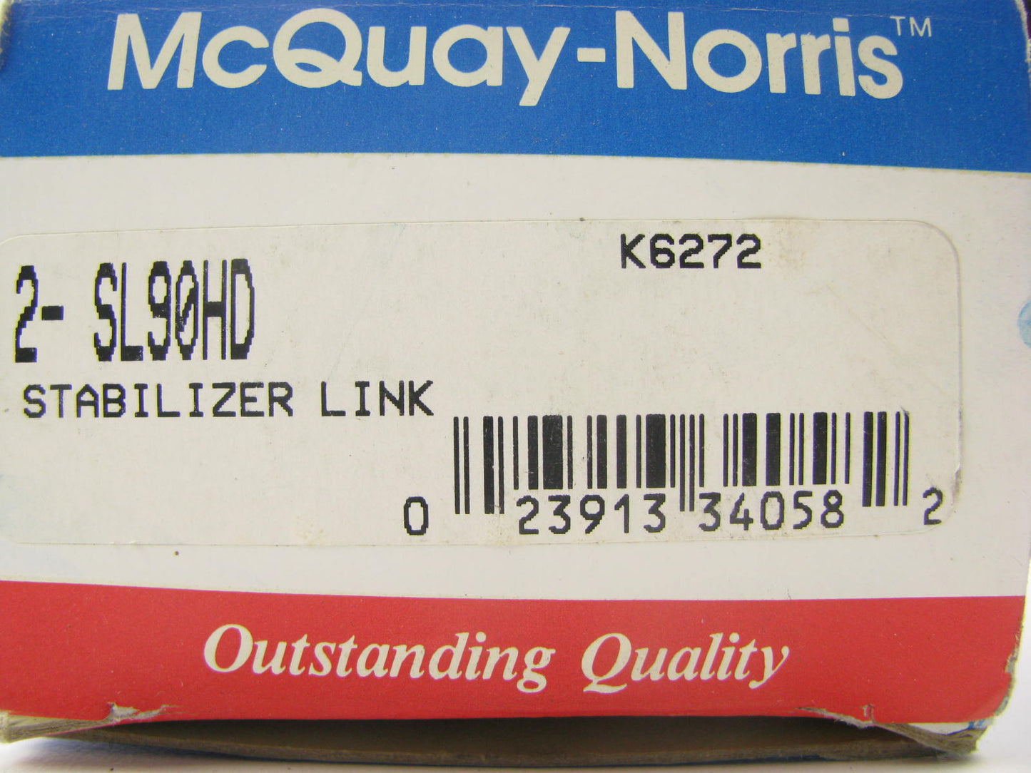 (2) Mcquay-norris SL90HD Suspension Stabilizer Sway Bar Link Kit - REAR