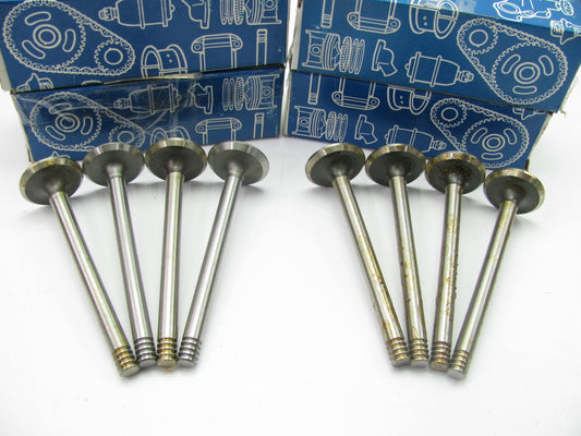 (8) Mcquay-norris V1837 Engine Exhaust Valves For 1960-1966 Jeep AMC 287 327-V8