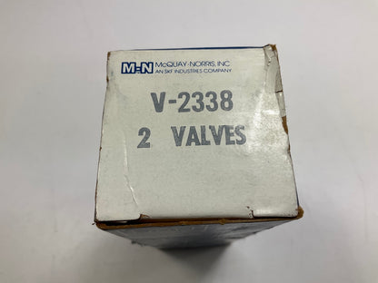 (4) Mcquay-norris V-2338 Engine Exhaust Valve-