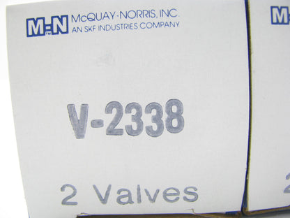 (8) Mcquay-norris V2338  EXHAUST Valves 1.500'' For 1968-1971 Jeep / Buick 350 V8