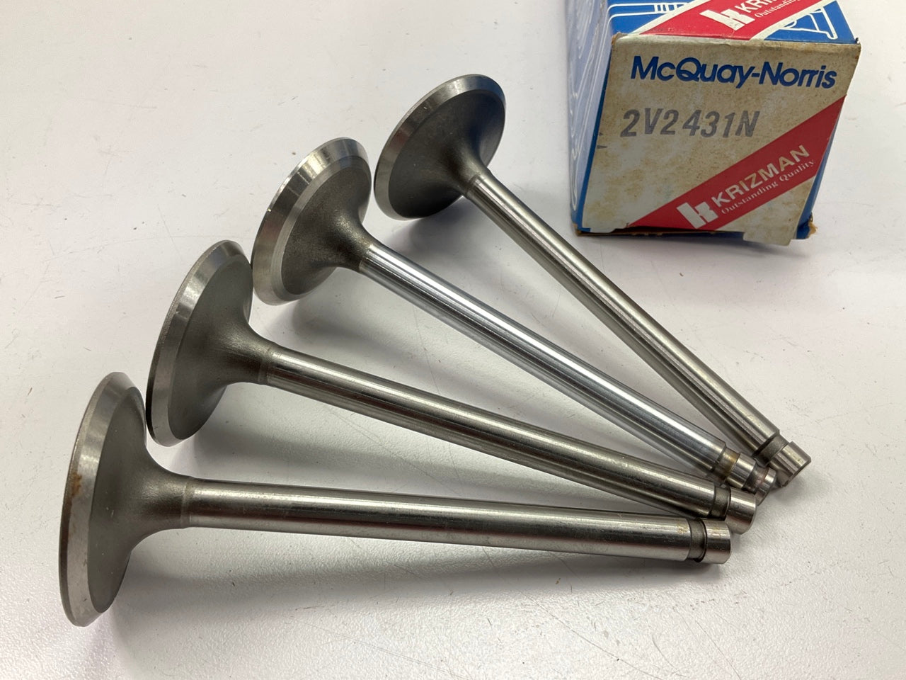 (4) Mcquay-norris V-2431N Engine Intake Valve For 1971-1980 Toyota 2TC 1.6L