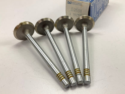 (4) Mcquay-norris V-2568 Engine Exhaust Valve For 1983-1988 Ford 2.3L-L4 TURBO