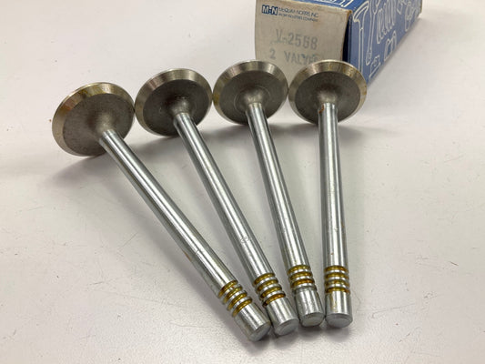 (4) Mcquay-norris V-2568 Engine Exhaust Valve For 1983-1988 Ford 2.3L-L4 TURBO