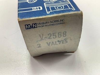 (4) Mcquay-norris V-2568 Engine Exhaust Valve For 1983-1988 Ford 2.3L-L4 TURBO
