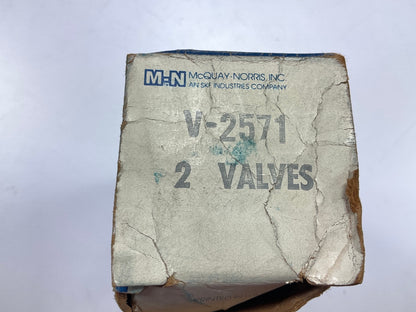 (4) Mcquay-norris V-2571 Engine Exhaust Valve For 1970-1982 Toyota 2T 2TC 3TC