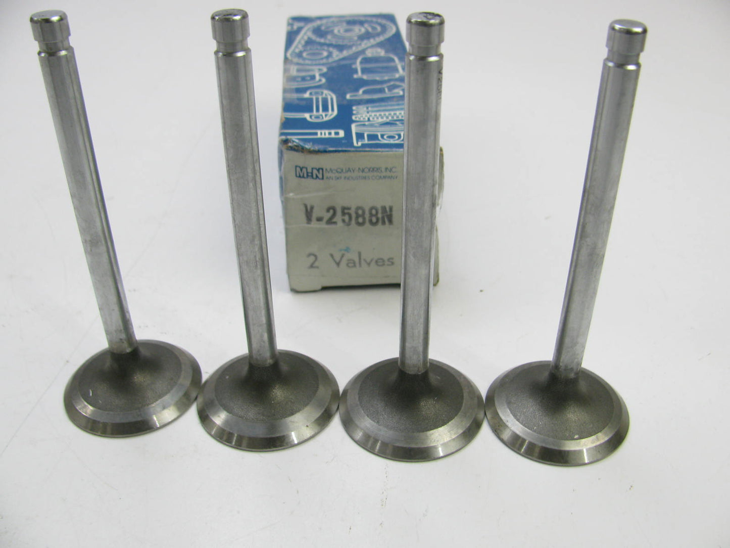 (4) Mcquay-norris V-2588N Engine Intake Valve For 1974-1980 Toyota 2TC 1.6L-L4