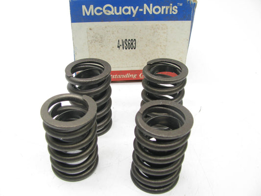 (4) Mcquay-norris VS683 Engine Valve Spring For 1976-1977 Chevrolet Pontiac 2.3L