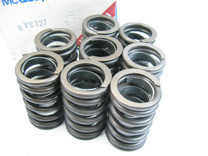 (8) Mcquay-norris VS727 Engine EXHAUST Valve Springs - 1975-1981 Buick 350 V8