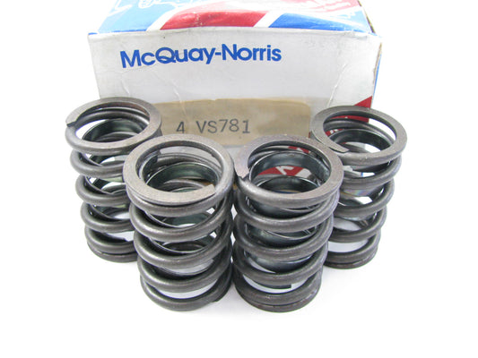 (4) Mcquay-norris VS781 Engine Valve Springs 1980 GMC GM 350 V8 Diesel