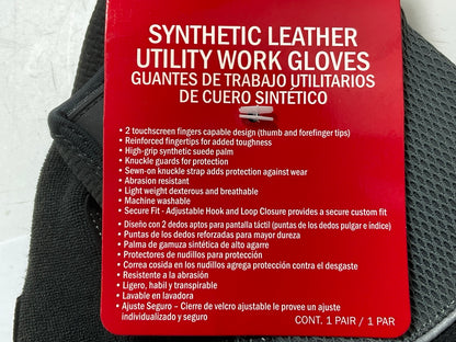 Mechanics Best TPB1021C  XL Synthetic Leather Utility Work Gloves - Size X-Large