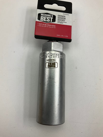 Mechanics Best TR25001 Oxygen O2 Sensor Socket, 3/8'' Drive, 22mm, 6 Point