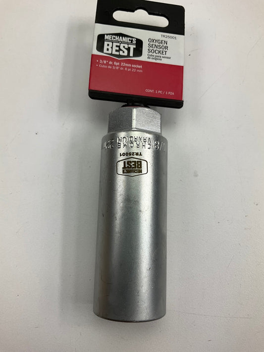 Mechanics Best TR25001 Oxygen O2 Sensor Socket, 3/8'' Drive, 22mm, 6 Point