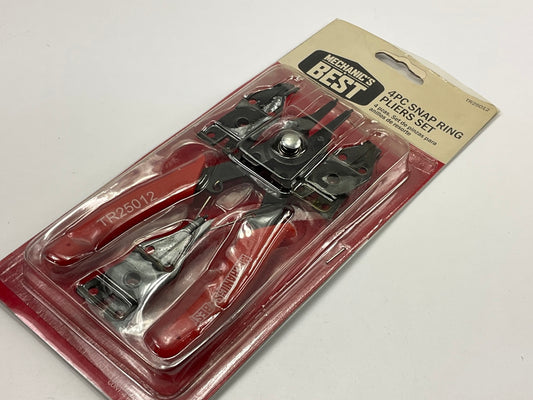 Mechanics Best TR25012 Retaining Snap Ring Pliers Set, 4 Piece