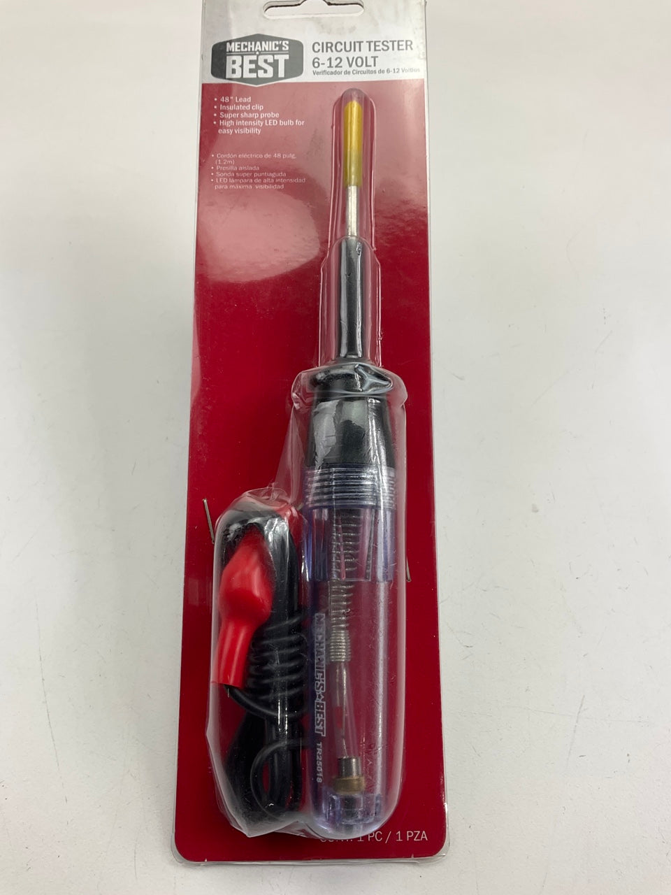 Mechanics Best TR25018 Automotive Circuit Tester Tool, 6-12 Volt