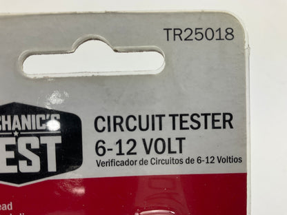 Mechanics Best TR25018 Automotive Circuit Tester Tool, 6-12 Volt