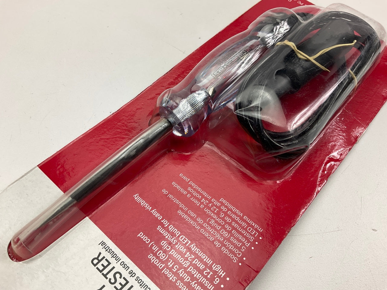 Mechanics Best TR25019 Heavy Duty Electric Circuit Tester, 6, 12, And 24 Volt