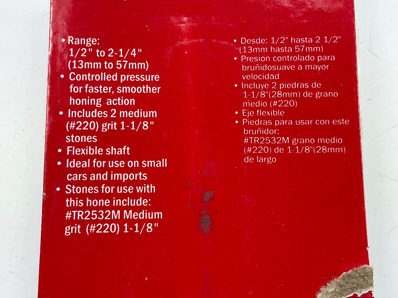 Mechanics Best TR25032 Industrial Adjustable Brake Cylinder Hone - 1/2'' To 2-1/4