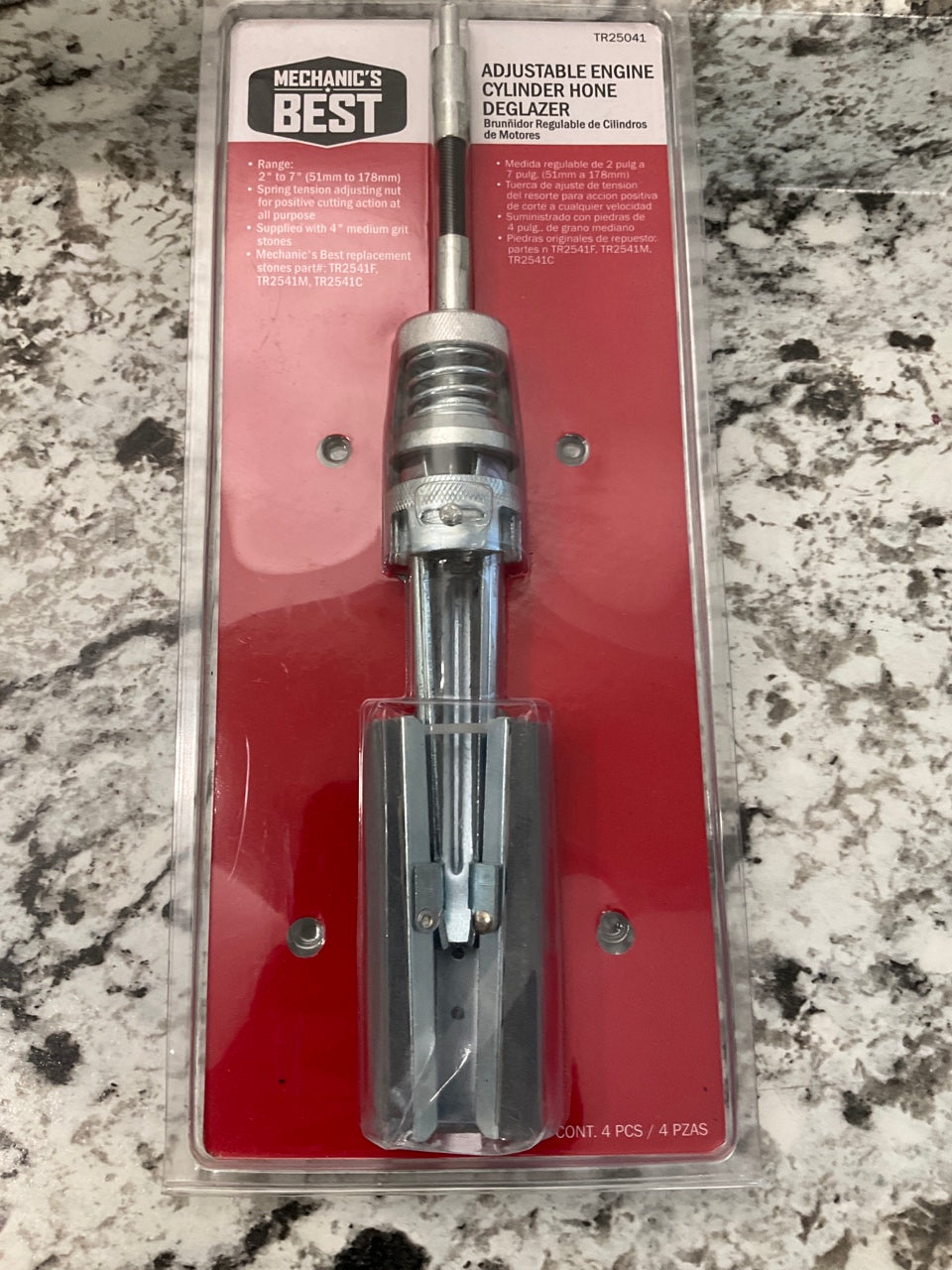 TR25041 Small Engine Cylinder Hone Honing Repair Tool 2'' To 7'' Bore Diameter