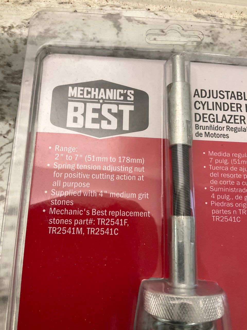 TR25041 Small Engine Cylinder Hone Honing Repair Tool 2'' To 7'' Bore Diameter