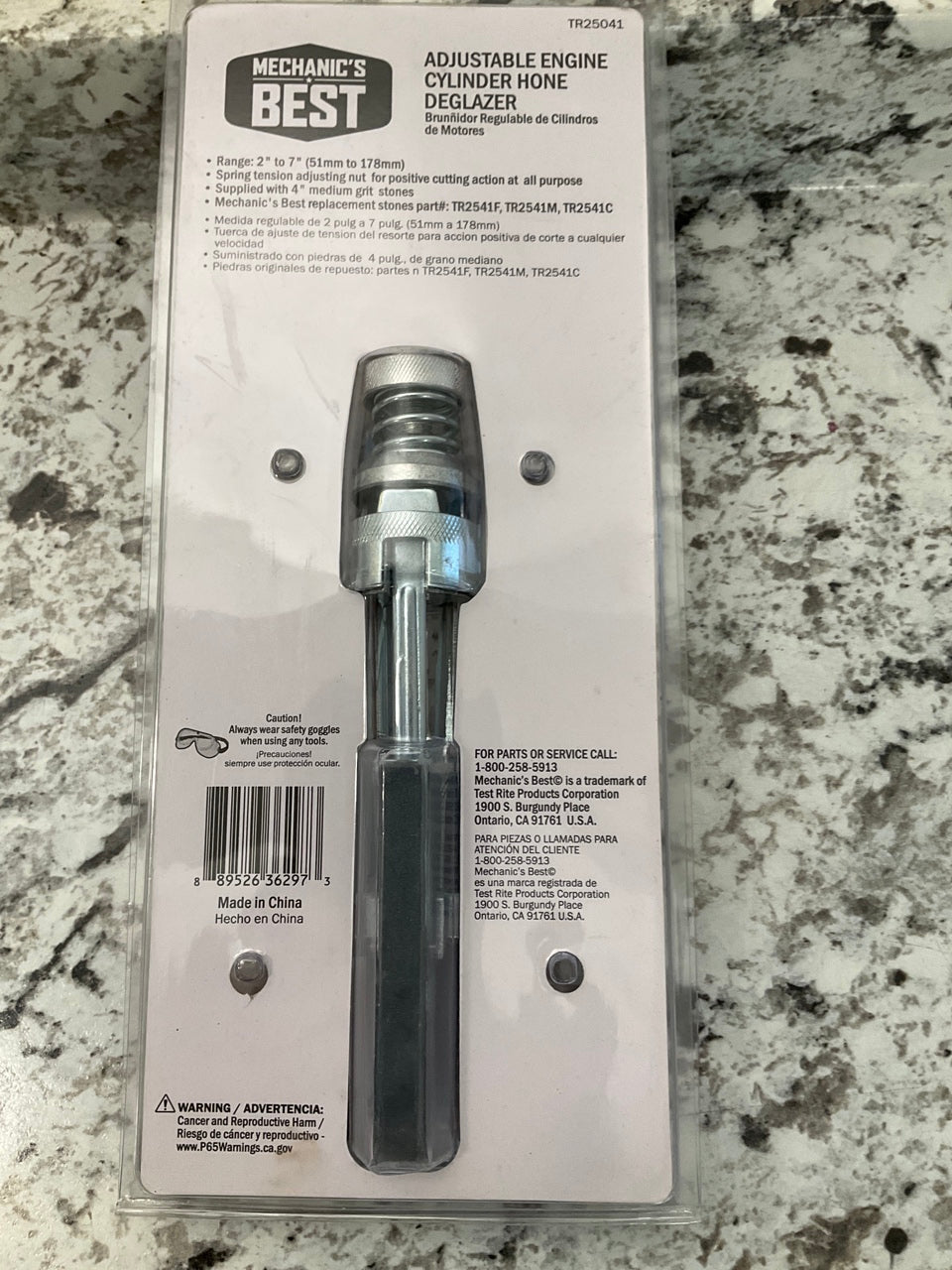 TR25041 Small Engine Cylinder Hone Honing Repair Tool 2'' To 7'' Bore Diameter