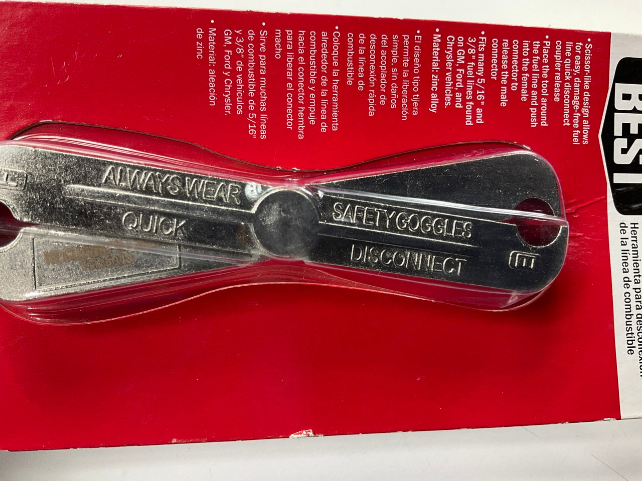 Mechanics Best TR25043 Fuel Line Disconnect Tool For Ford & GM 3/8'' & 5/16''