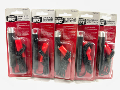 (5) PACK - Mechanics Best TR25045 Ignition Spark Plug Wire Tester Tool