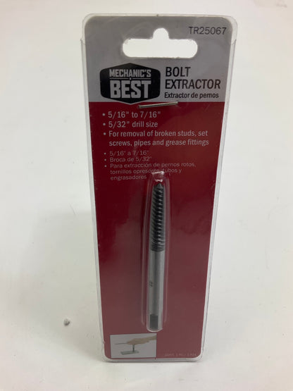 Mechanics Best TR25067 5/16 In. And 7/16 In. Bolt Extractor