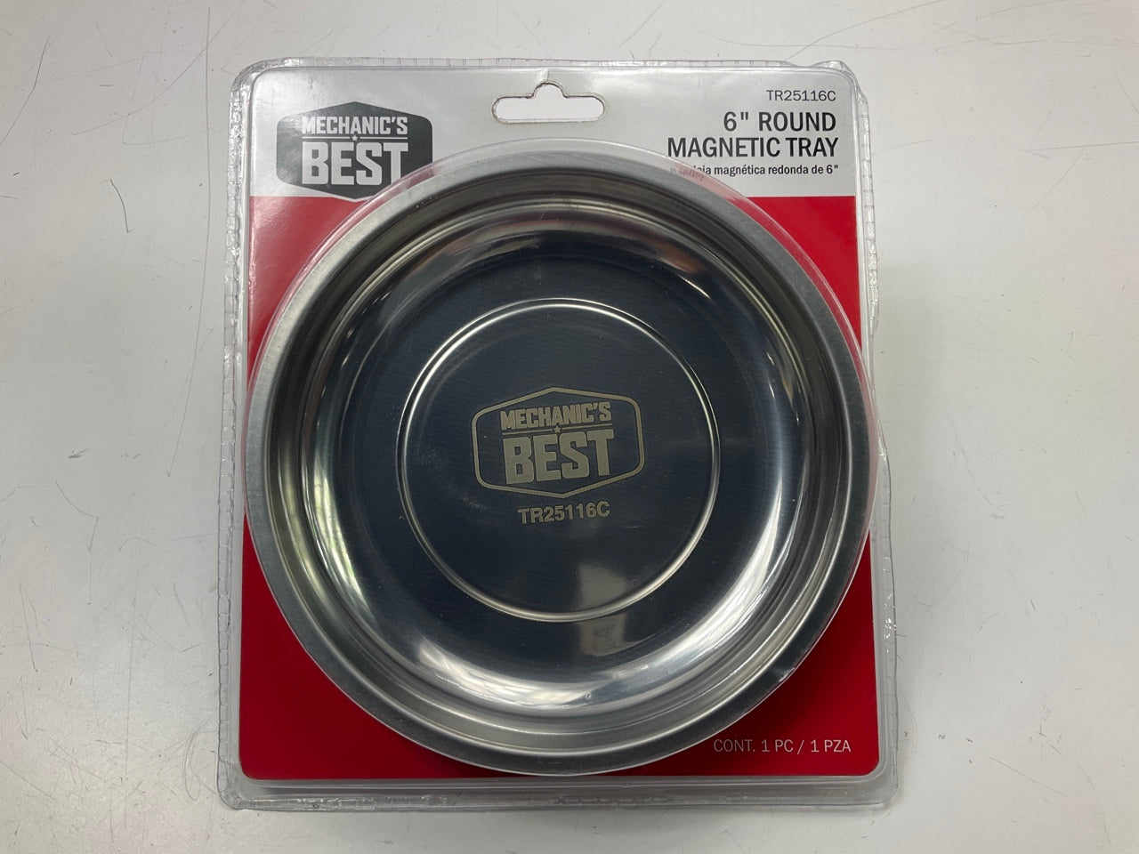 Mechanics Best TR25116C 6'' Round Magnetic Tray