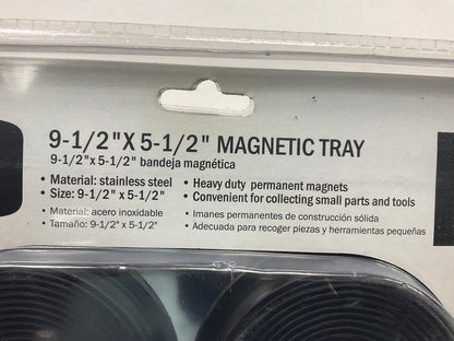 Mechanics Best TR25117C 5'' X 9'' Magnetic Tray For Small Parts, Bolts