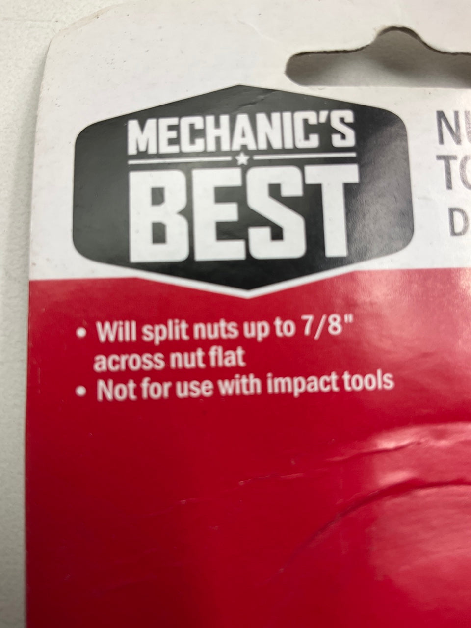 Mechanics Best TR25126 Heavy Duty 7/8 Inch Nut Splitter Tool
