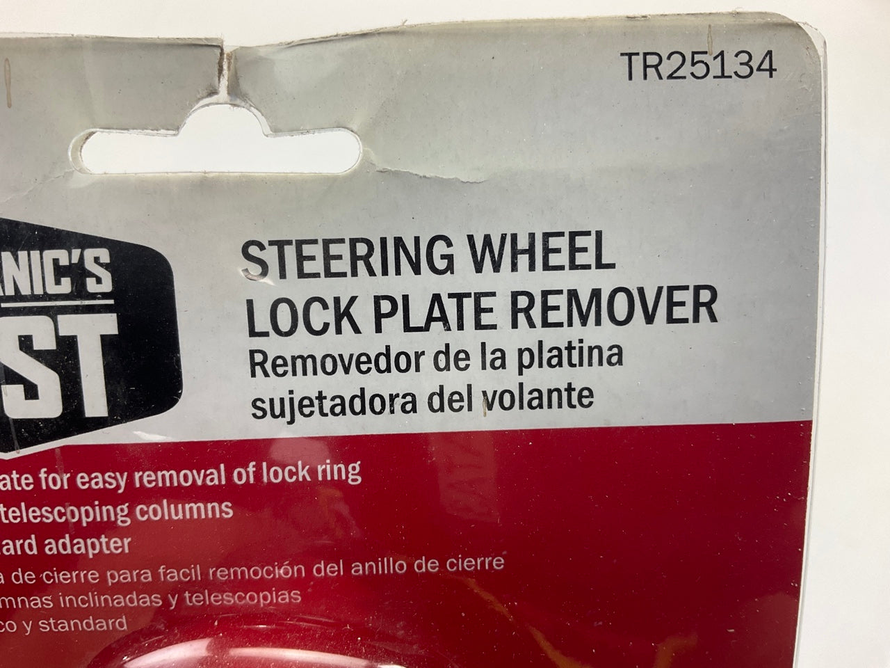 Mechanics Best TR25134 Steering Wheel Puller Lock Plate Remover