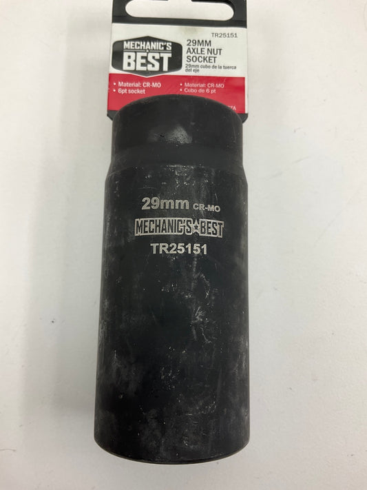Mechanics Best TR25151 1/2 Inch Drive 29mm Axle Nut Socket