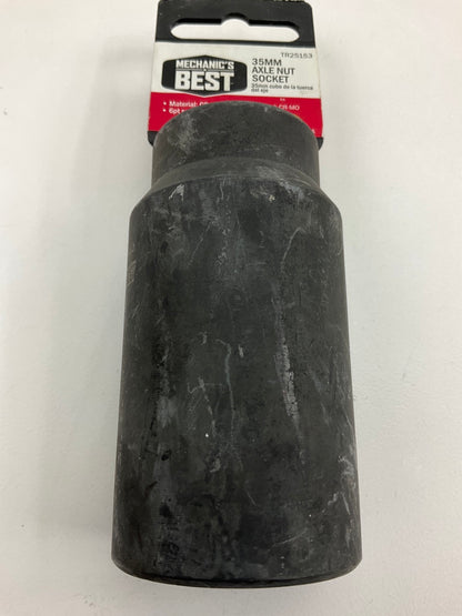 Mechanics Best TR25153 1/2 Inch Drive 6 Pt. Axle Nut Socket (35 Mm)